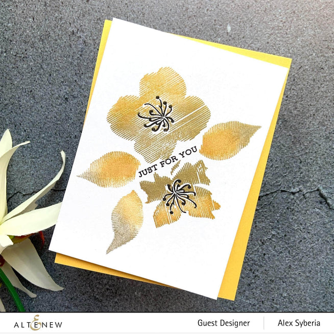 Photocentric Clear Stamps Zig Zag Floral Stamp Set