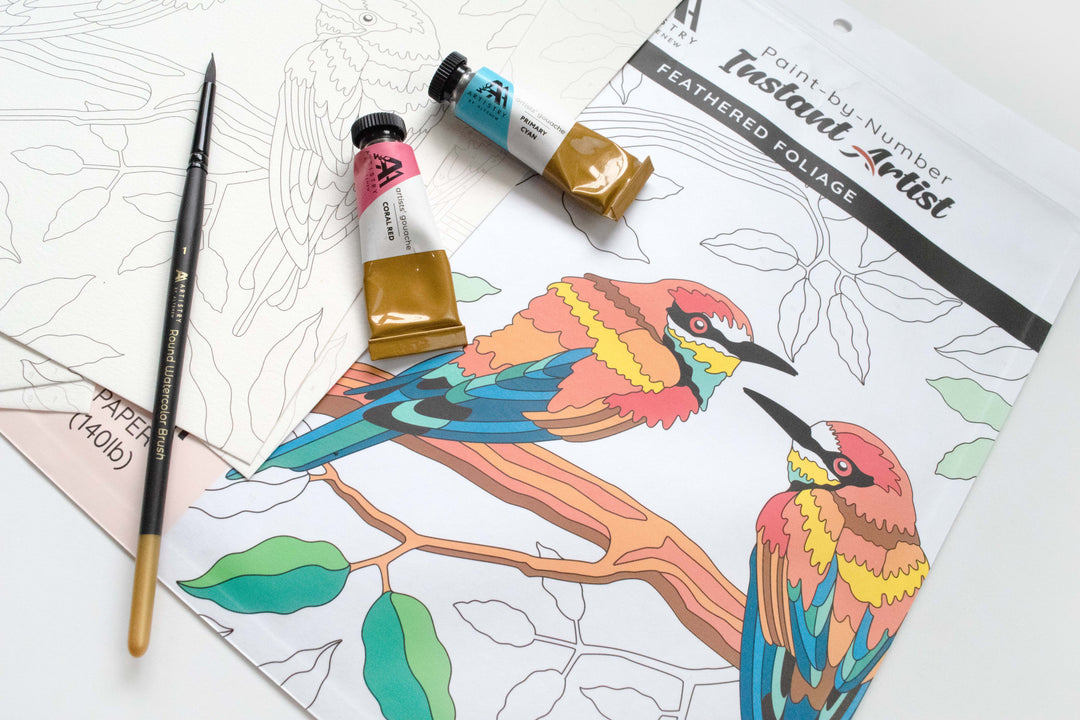 Instant Artist Paint-by-Numbers Bundle