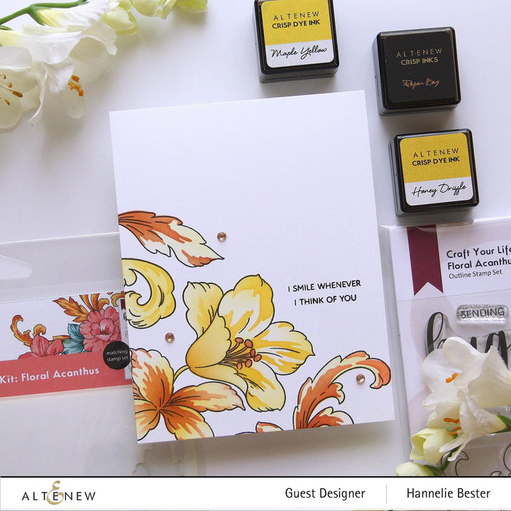 Altenew Craft Your Life Project Kit Craft Your Life Project Kit: Floral Acanthus & Add-on Layering Stencil Bundle