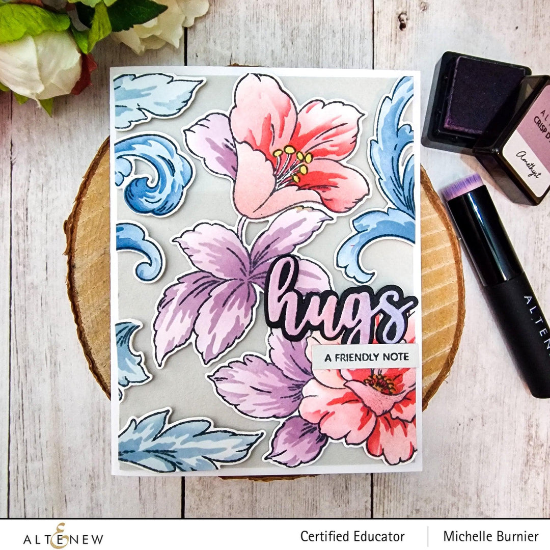 Altenew Craft Your Life Project Kit Craft Your Life Project Kit: Floral Acanthus & Add-on Layering Stencil Bundle