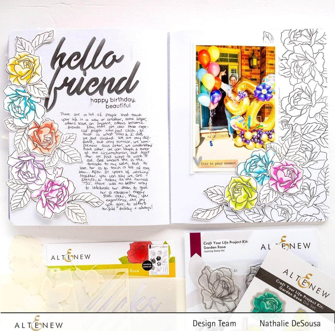Altenew Craft Your Life Project Kit Craft Your Life Project Kit: Garden Rose