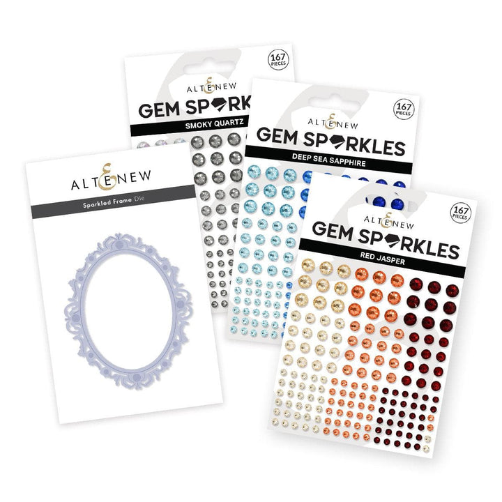 Sparkled Frame Die & Gem Sparkles Bundle