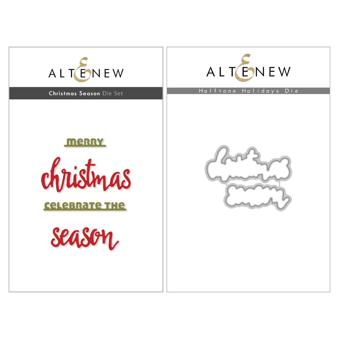 Altenew Die Bundle Christmas Season & Halftone Holidays Die Bundle