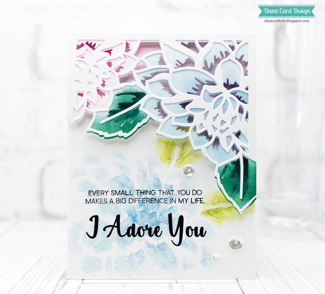 Altenew Die Bundle Layered Floral Cover Die A & B Bundle