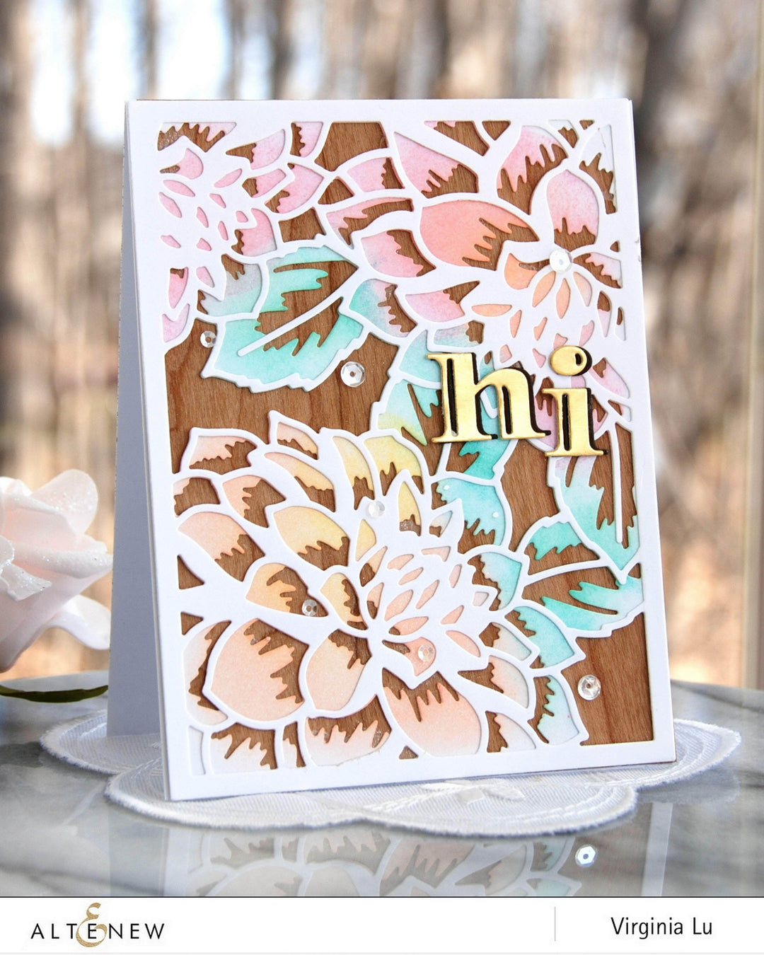 Altenew Die Bundle Layered Floral Cover Die A & B Bundle