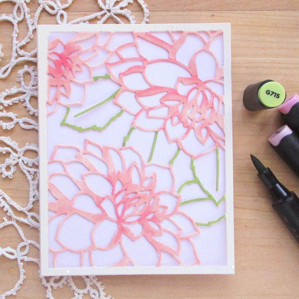 Altenew Die Bundle Layered Floral Cover Die A & B Bundle