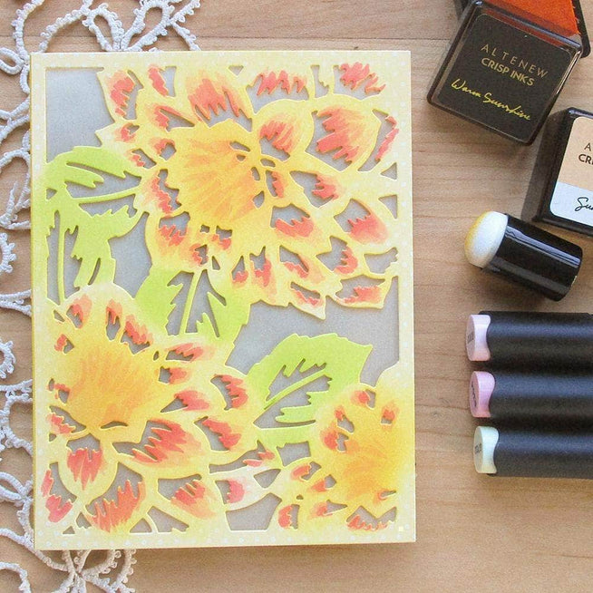 Altenew Die Bundle Layered Floral Cover Die A & B Bundle