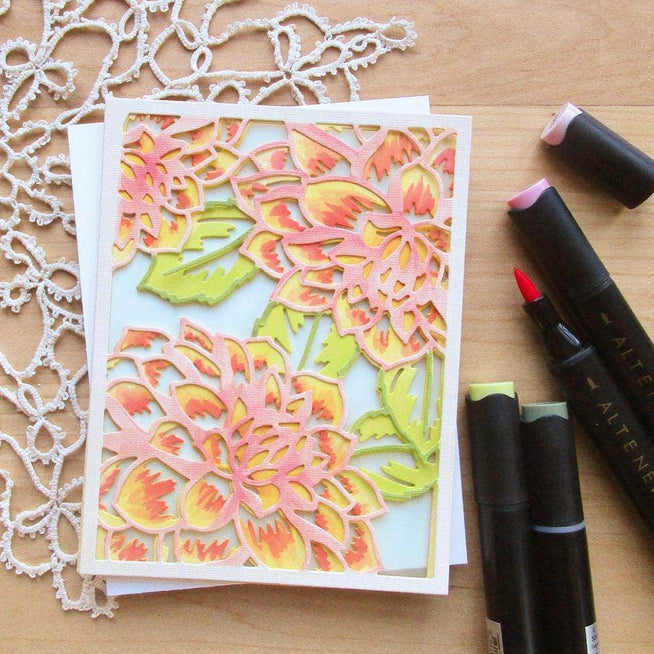 Altenew Die Bundle Layered Floral Cover Die A & B Bundle