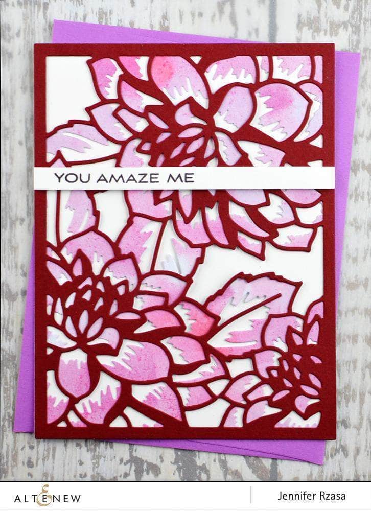 Altenew Die Bundle Layered Floral Cover Die A & B Bundle