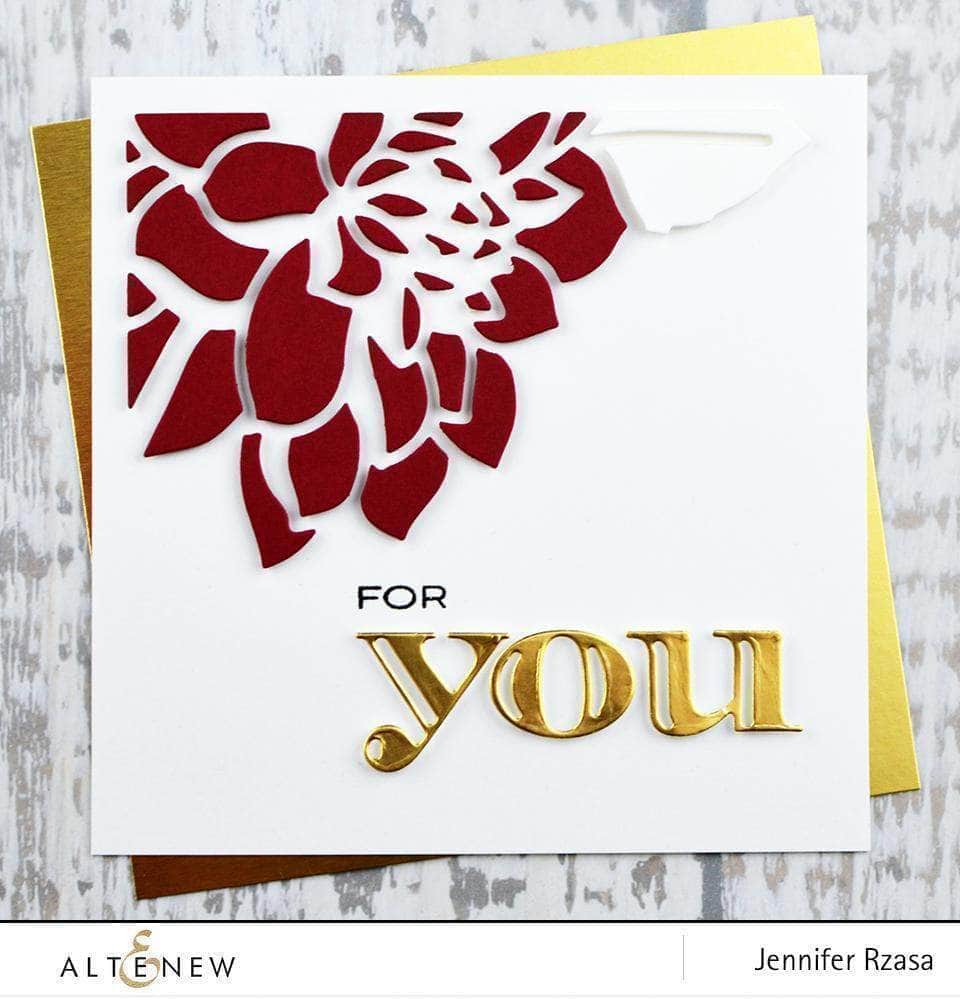 Altenew Die Bundle Layered Floral Cover Die A & B Bundle