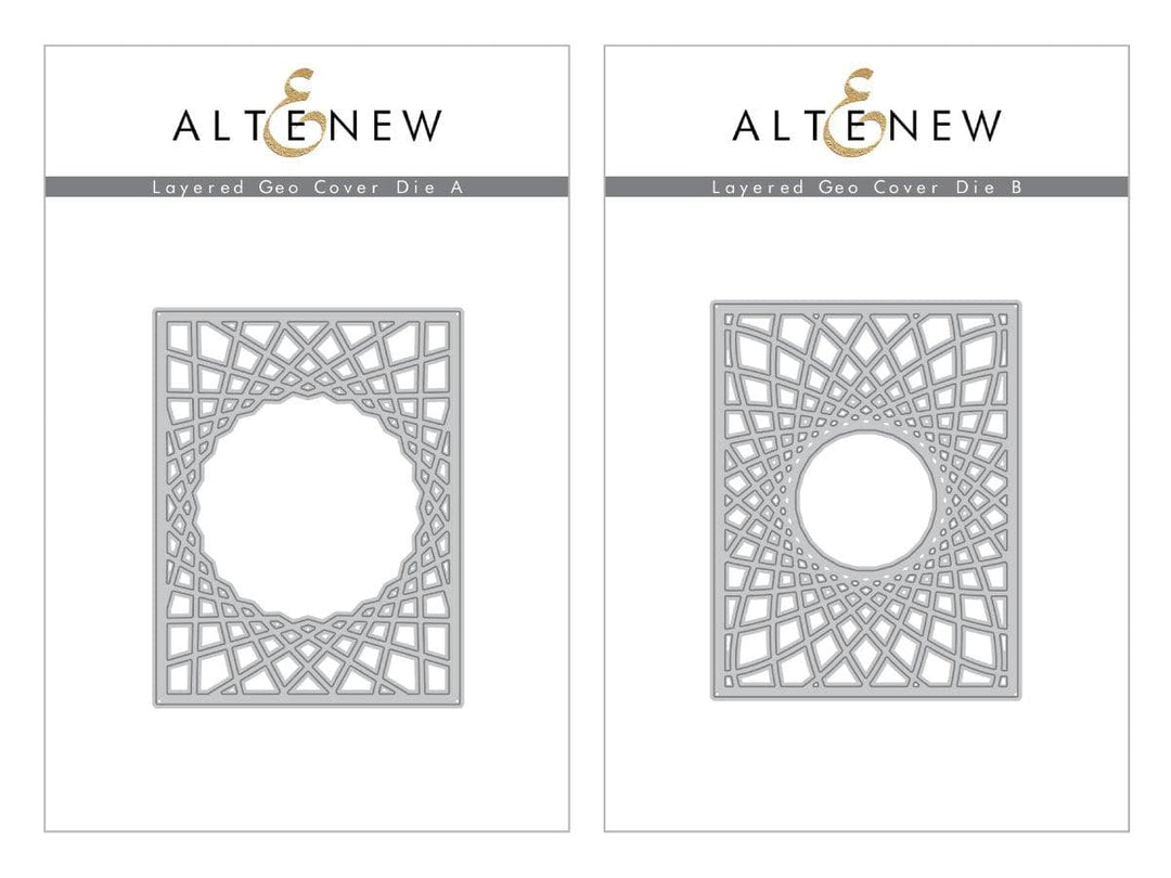 Altenew Die Bundle Layered Geo Cover A & B Die Bundle