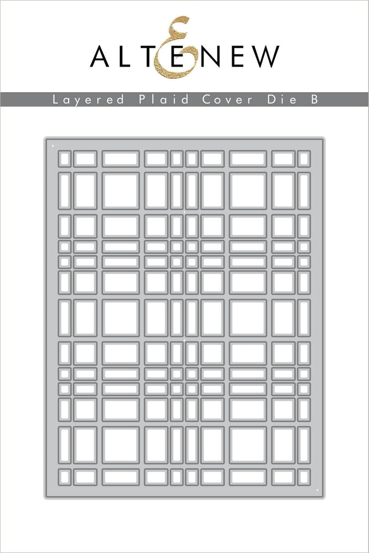 Altenew Die Bundle Layered Plaid Cover Die Bundle