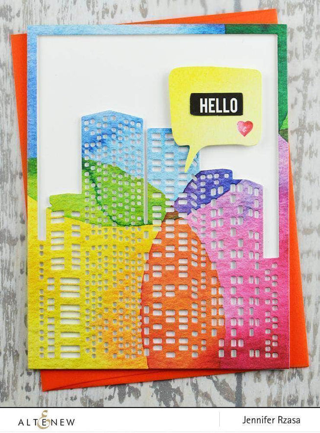 Altenew Die Bundle Layered Cityscape Cover Die A & B Bundle