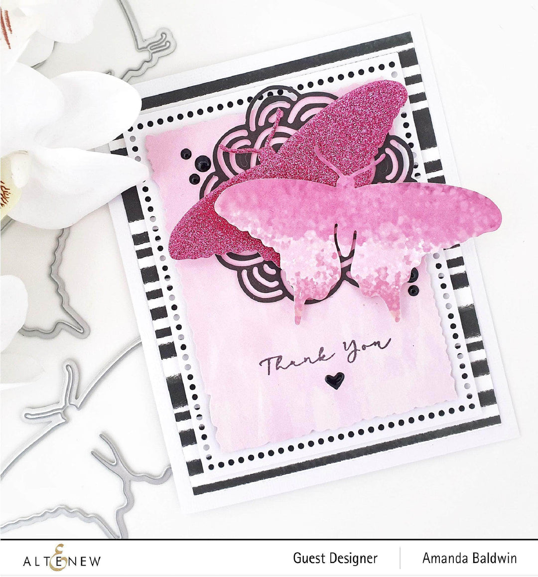 Altenew Die & Stencil Bundle Bountiful Butterflies Stencil & Die Bundle