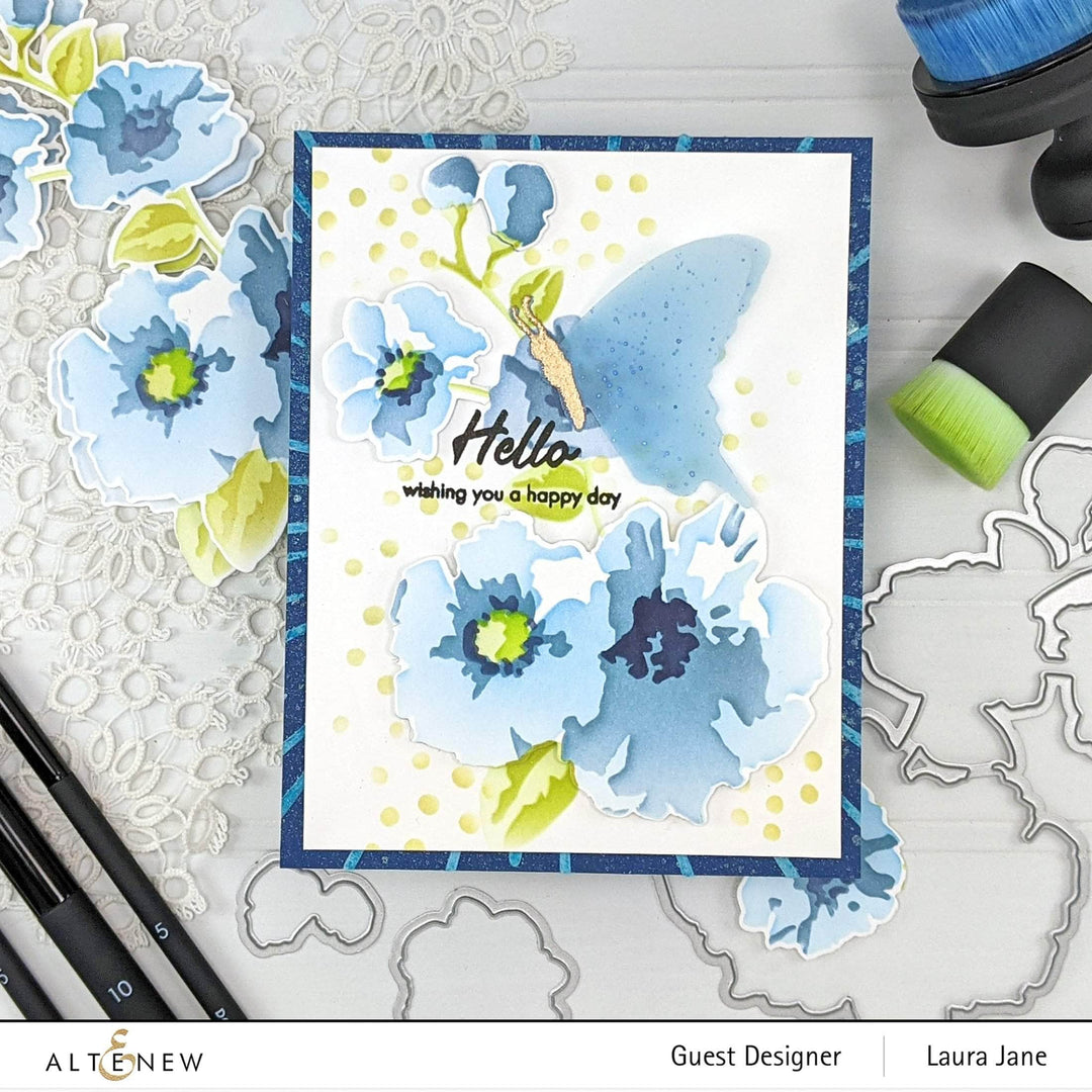Altenew Die & Stencil Bundle Bountiful Butterflies Stencil & Die Bundle