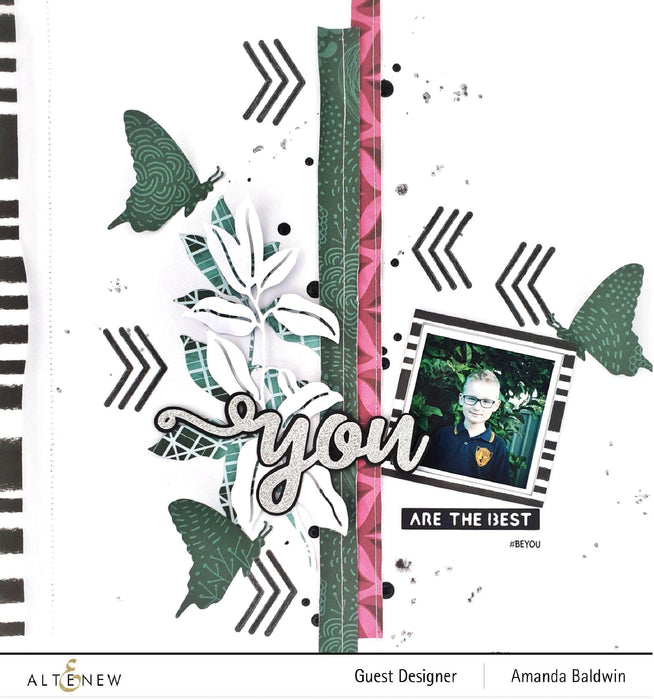 Altenew Die & Stencil Bundle Bountiful Butterflies Stencil & Die Bundle