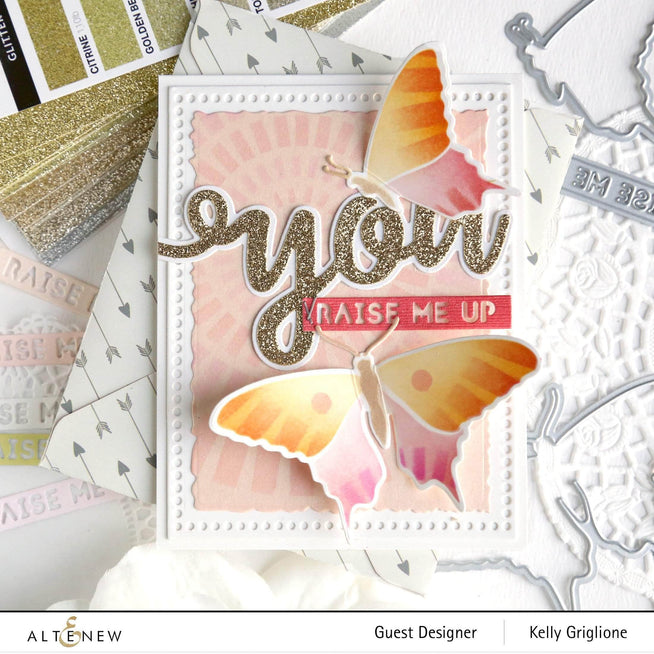 Altenew Die & Stencil Bundle Bountiful Butterflies Stencil & Die Bundle