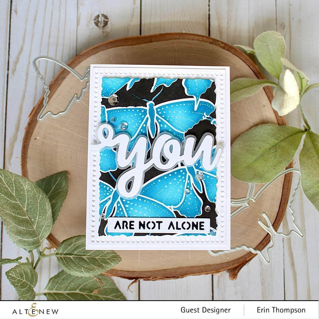 Altenew Die & Stencil Bundle Bountiful Butterflies Stencil & Die Bundle