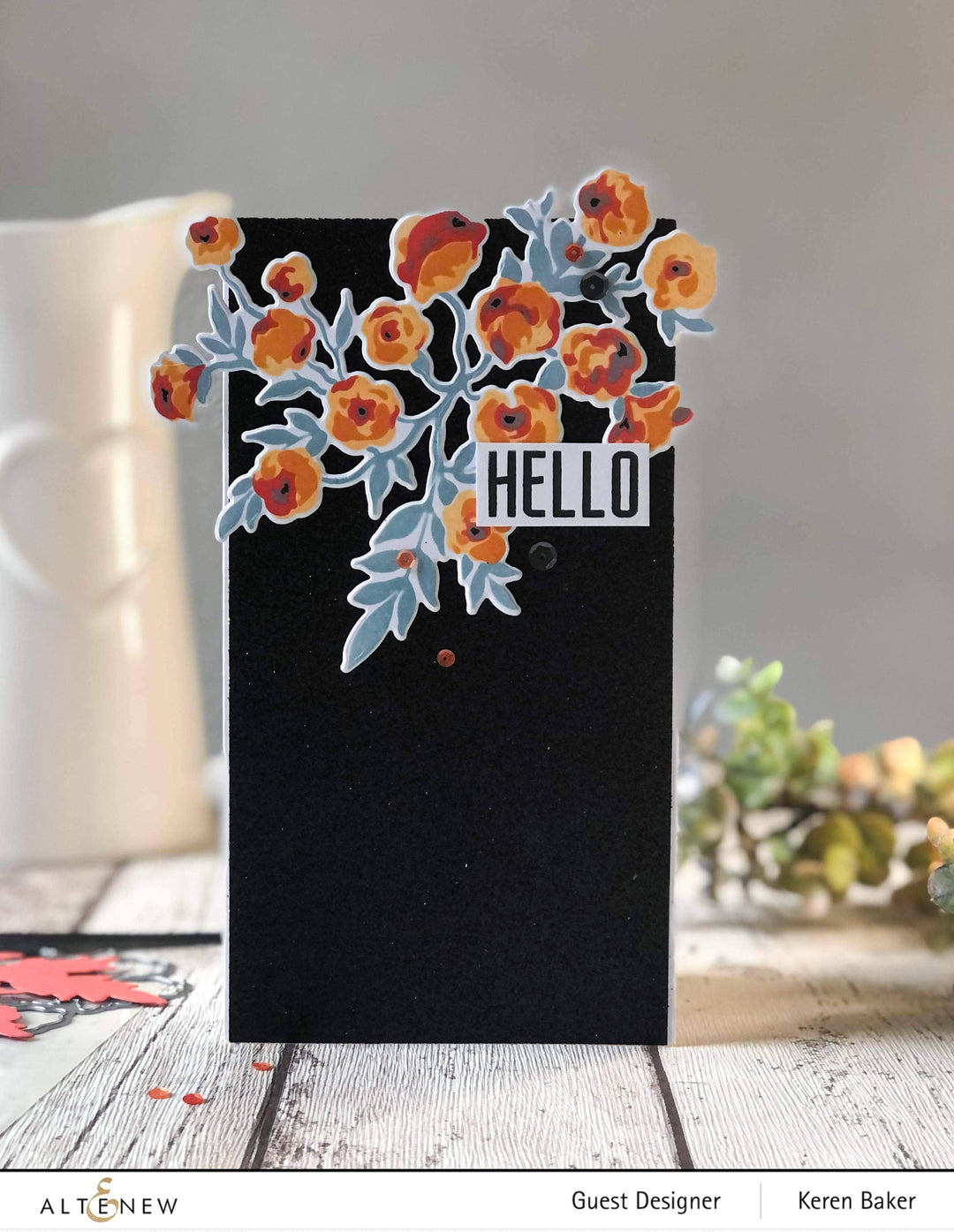 Altenew Die & Stencil Bundle Meadow Bush Layering Stencil & Die Bundle