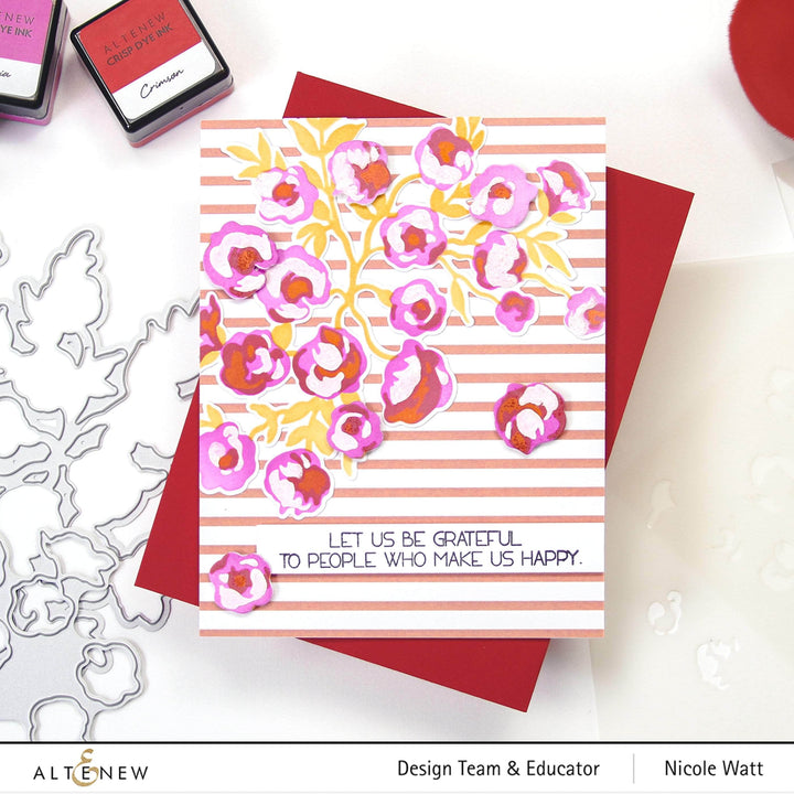 Meadow Bush Layering Stencil & Die Bundle