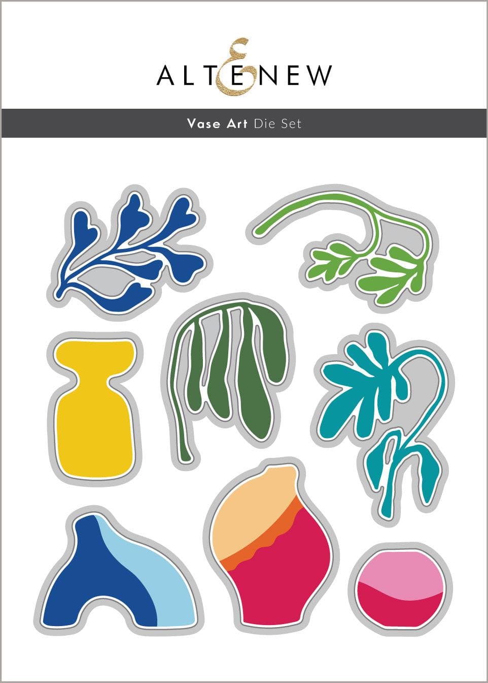 Altenew Die & Stencil Bundle Vase Art