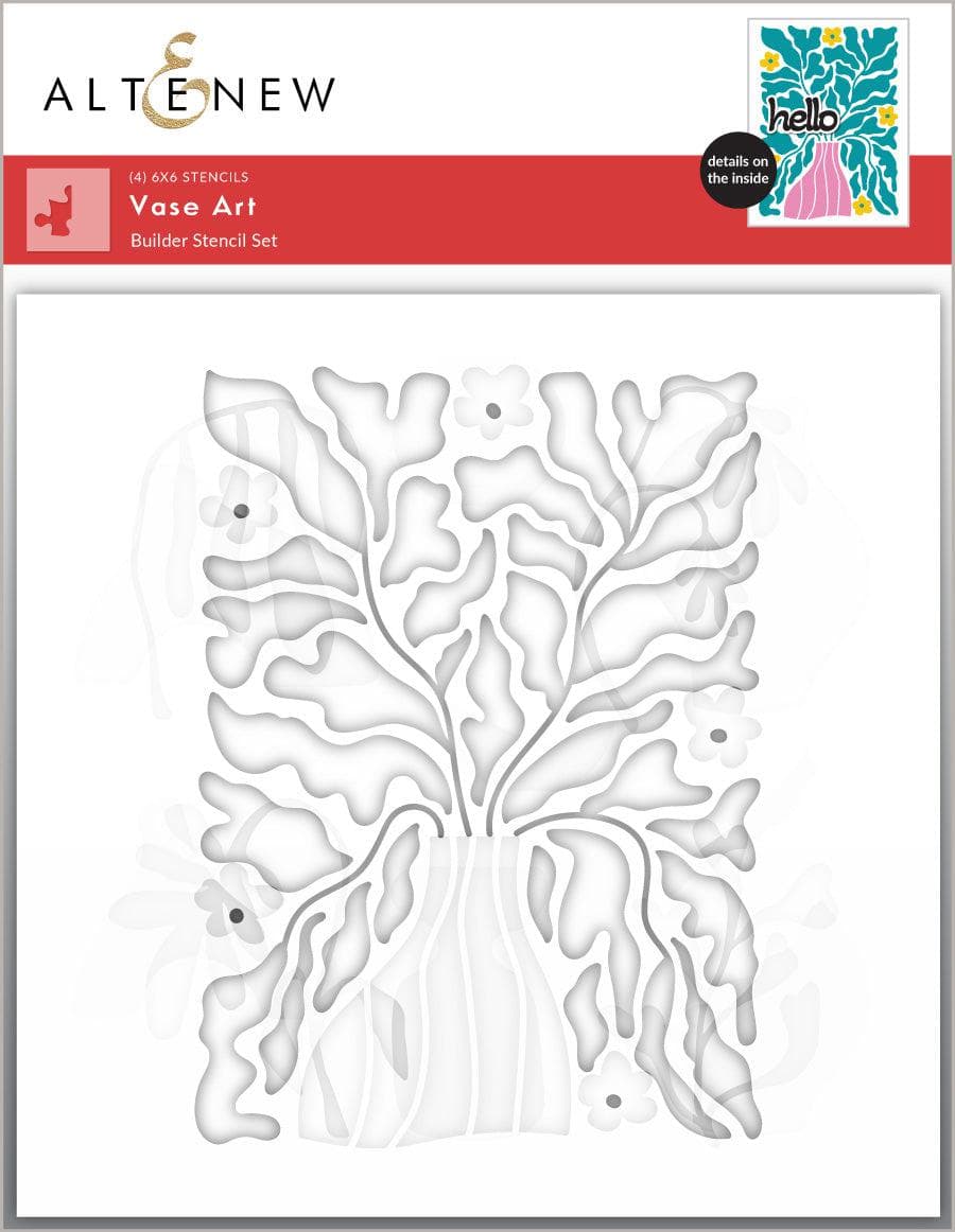 Altenew Die & Stencil Bundle Vase Art
