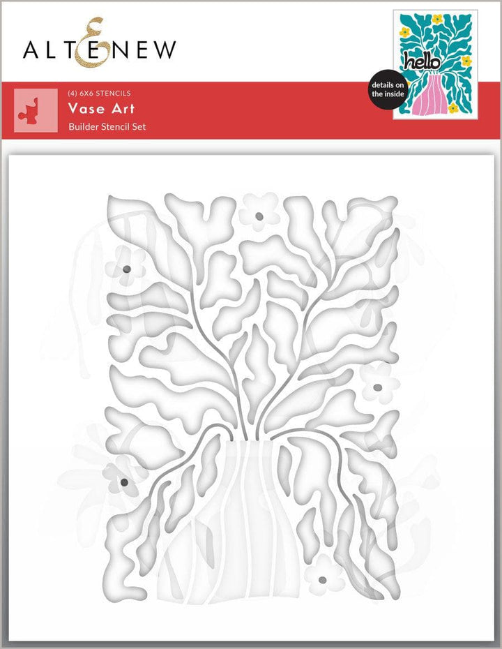 Altenew Die & Stencil Bundle Vase Art
