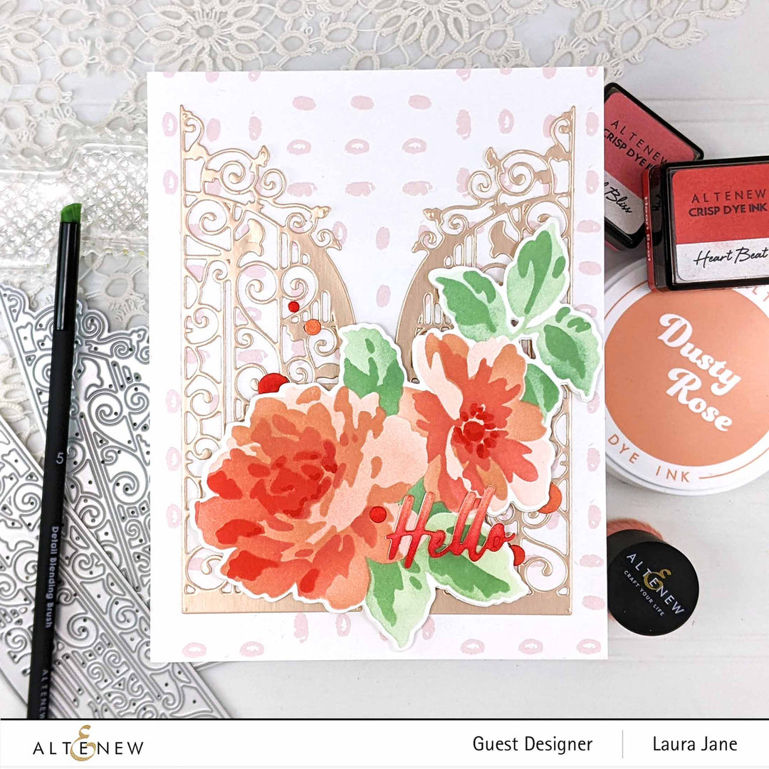 Altenew Stamp & Die Bundle Watercolor Roses