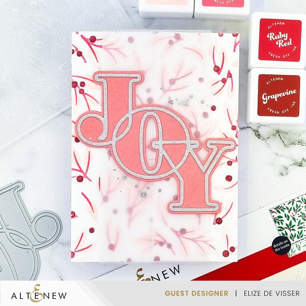 Altenew Die & Stencil & Hot Foil Plate Bundle Joy