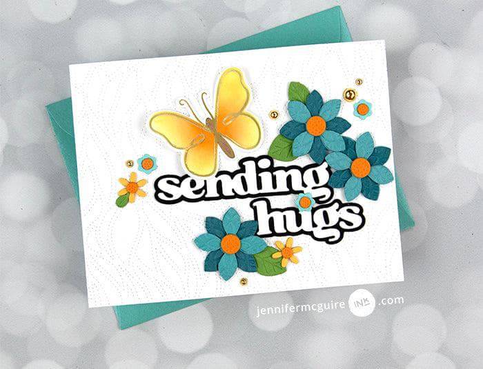 Altenew Die & Stencil & Hot Foil Plate Bundle Shimmery Butterflies