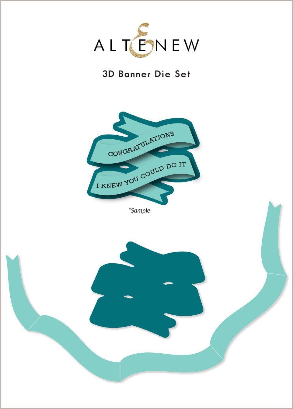 Part A-Glitz Art Craft Co.,LTD Dies 3D Banner Die Set
