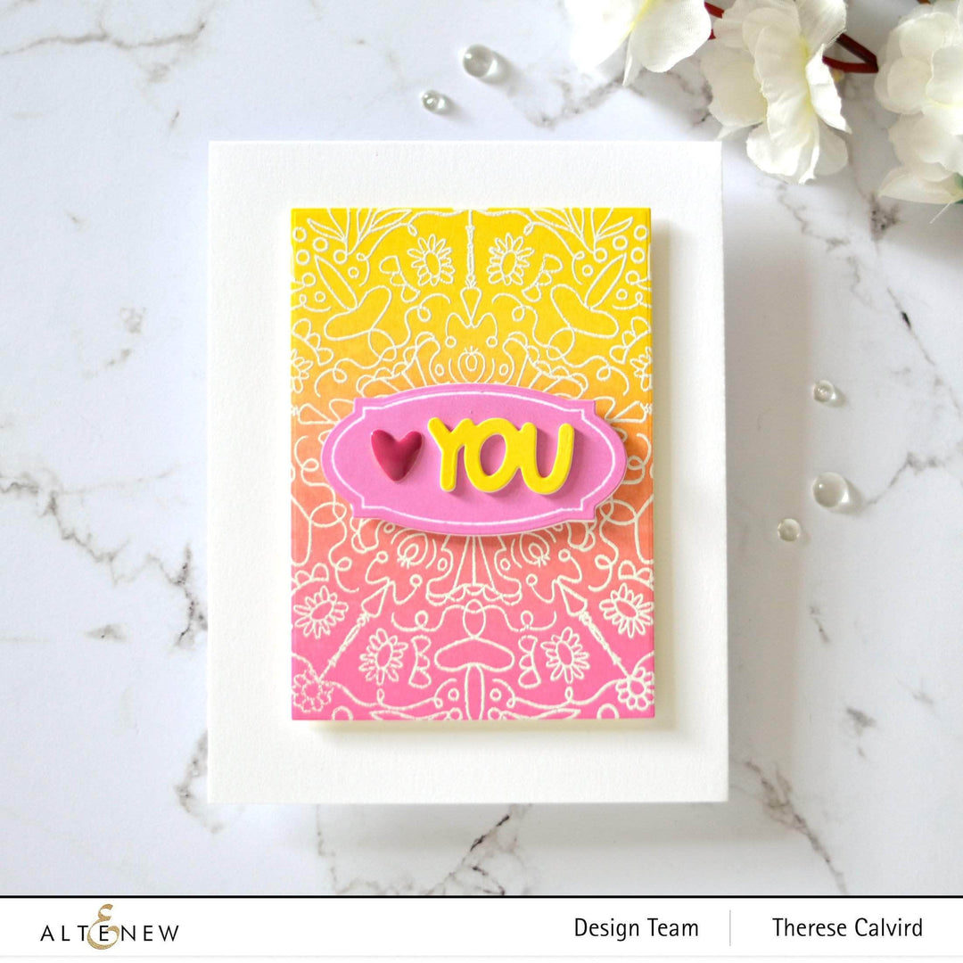 Part A-Glitz Art Craft Co.,LTD Dies Apothecary Labels Nesting Die Set
