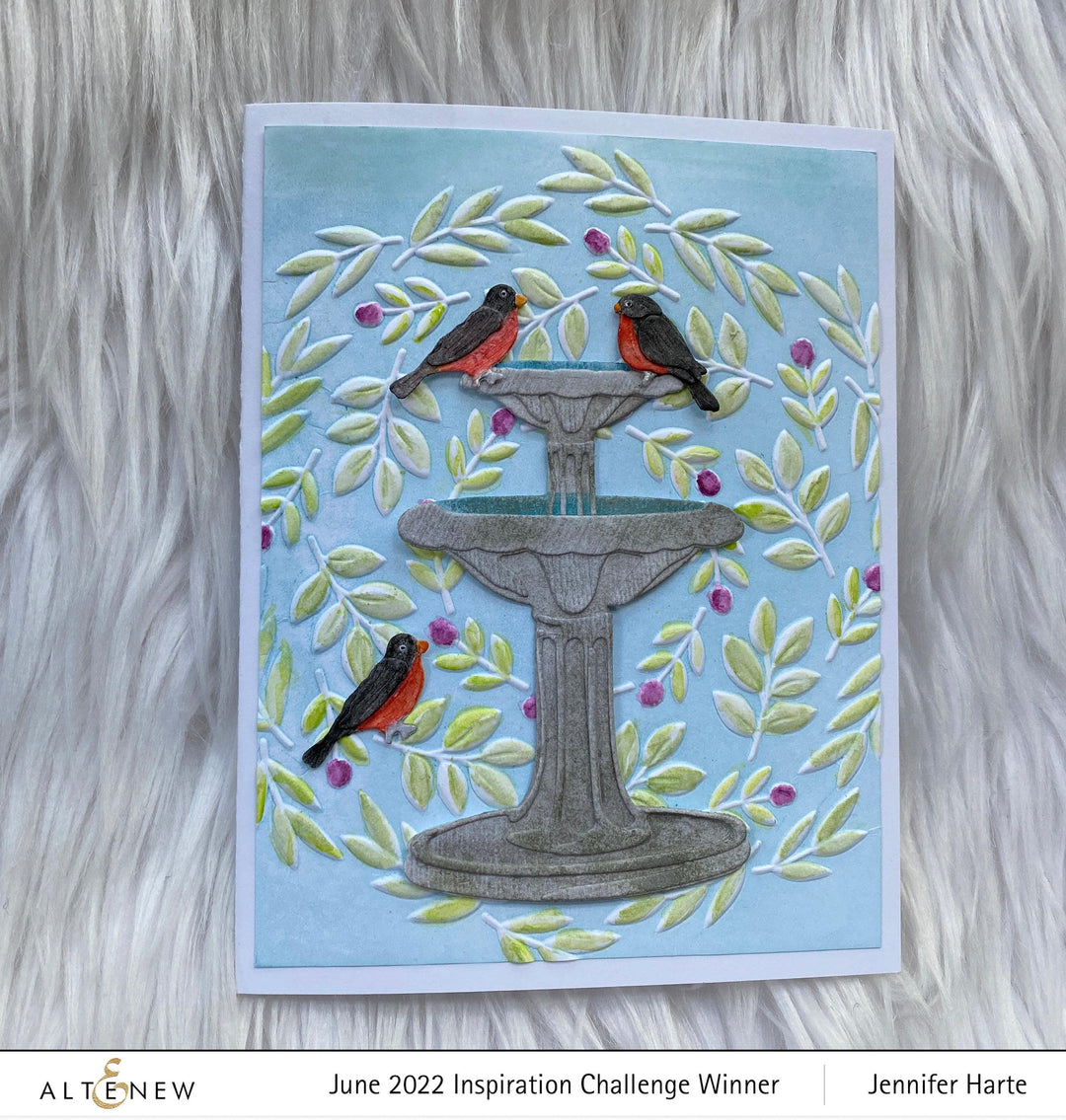 Part A-Glitz Art Craft Co.,LTD Dies Bird Bath Layering Die Set