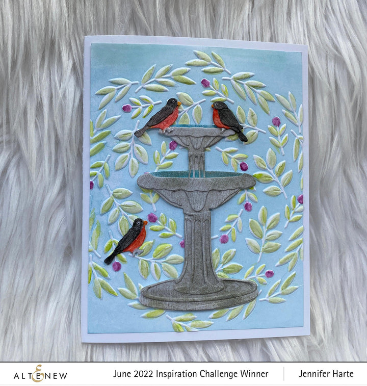 Part A-Glitz Art Craft Co.,LTD Dies Bird Bath Layering Die Set