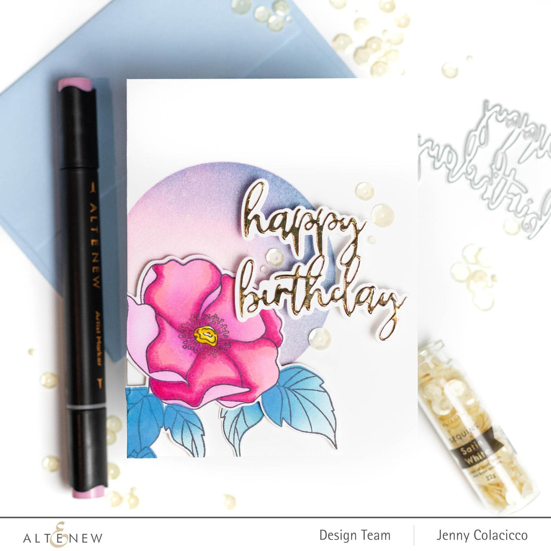 Part A-Glitz Art Craft Co.,LTD Dies Birthday Wish Die Set