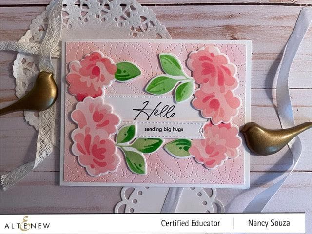 Part A-Glitz Art Craft Co.,LTD Dies Blobby Roses Die Set