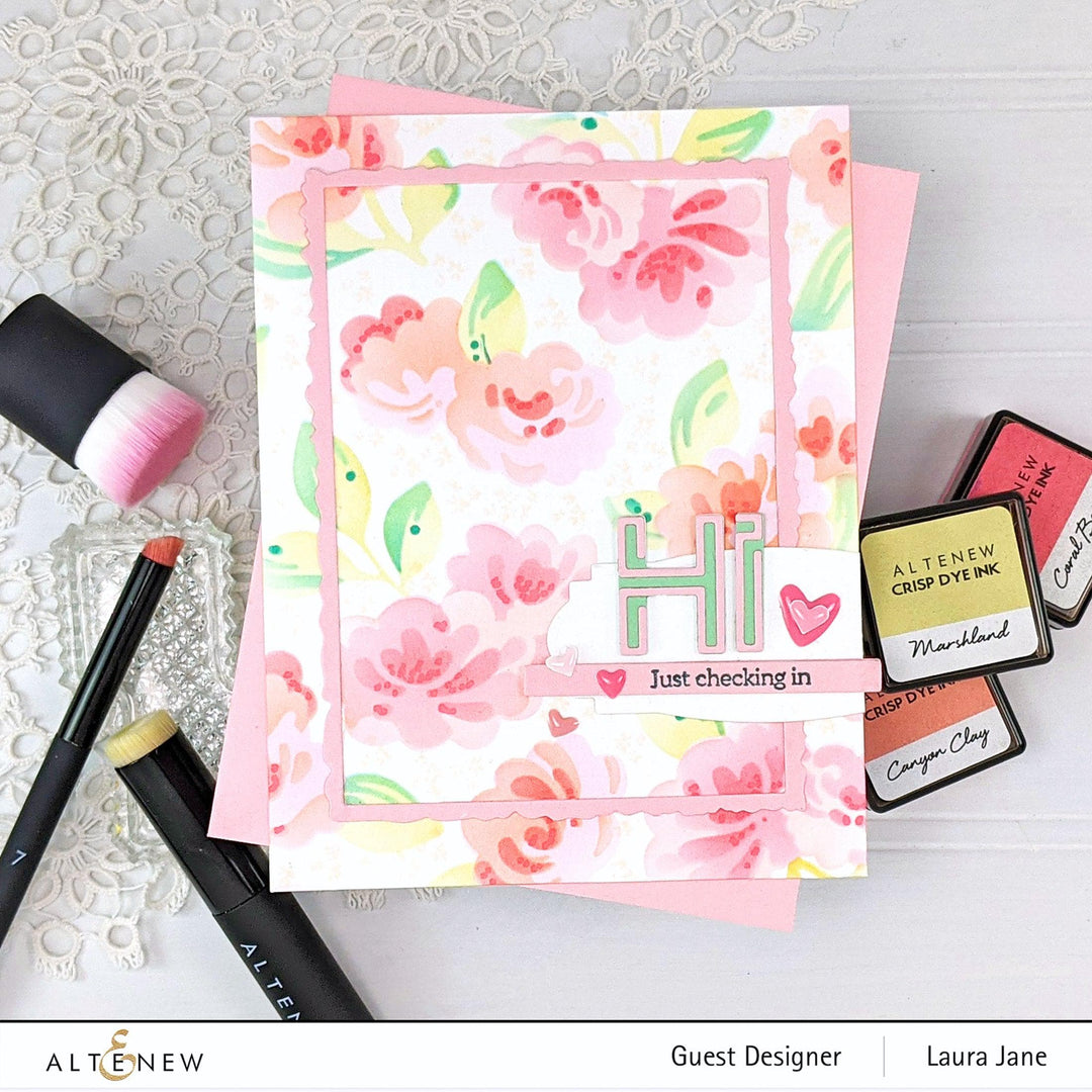 Part A-Glitz Art Craft Co.,LTD Dies Blobby Roses Die Set