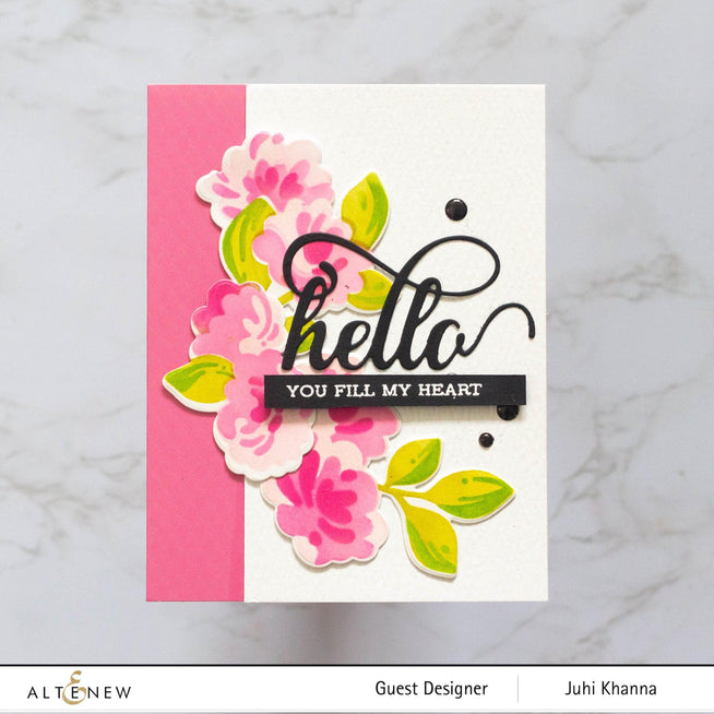 Part A-Glitz Art Craft Co.,LTD Dies Blobby Roses Die Set