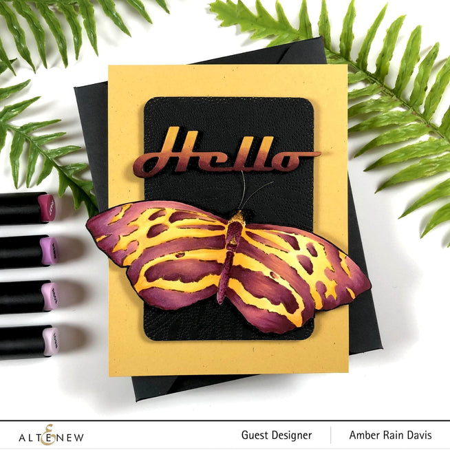 Part A-Glitz Art Craft Co.,LTD Dies Bold Greetings Die Set