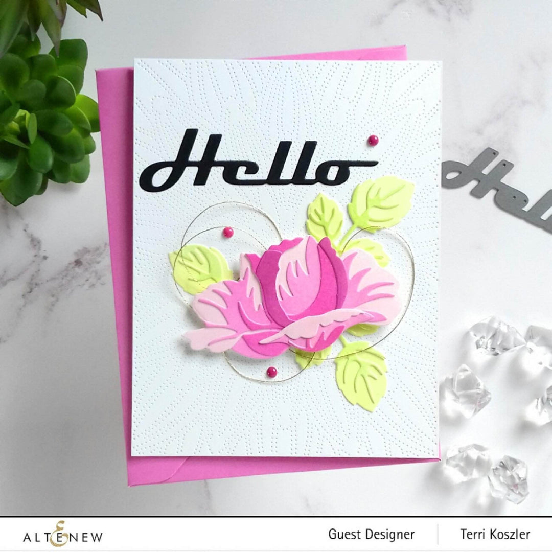 Part A-Glitz Art Craft Co.,LTD Dies Bold Greetings Die Set