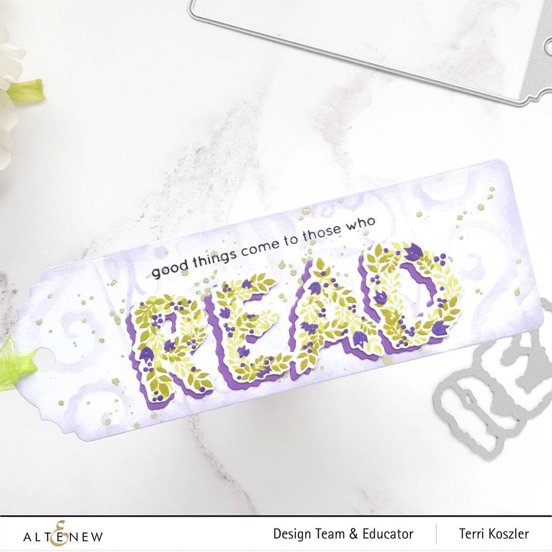 Part A-Glitz Art Craft Co.,LTD Dies Botanical Bookmark Die Set