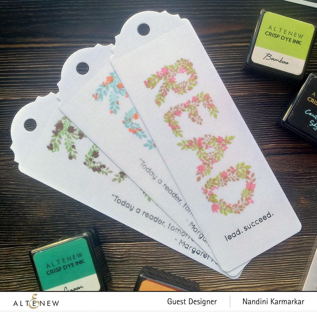 Part A-Glitz Art Craft Co.,LTD Dies Botanical Bookmark Die Set