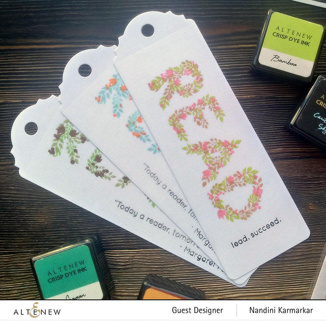 Part A-Glitz Art Craft Co.,LTD Dies Botanical Bookmark Die Set