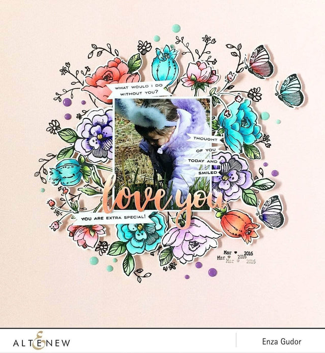 Part A-Glitz Art Craft Co.,LTD Dies Botanical Garden Die Set