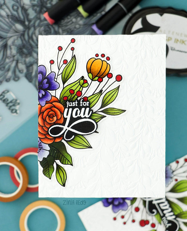 Part A-Glitz Art Craft Co.,LTD Dies Bouquet of Love Die Set