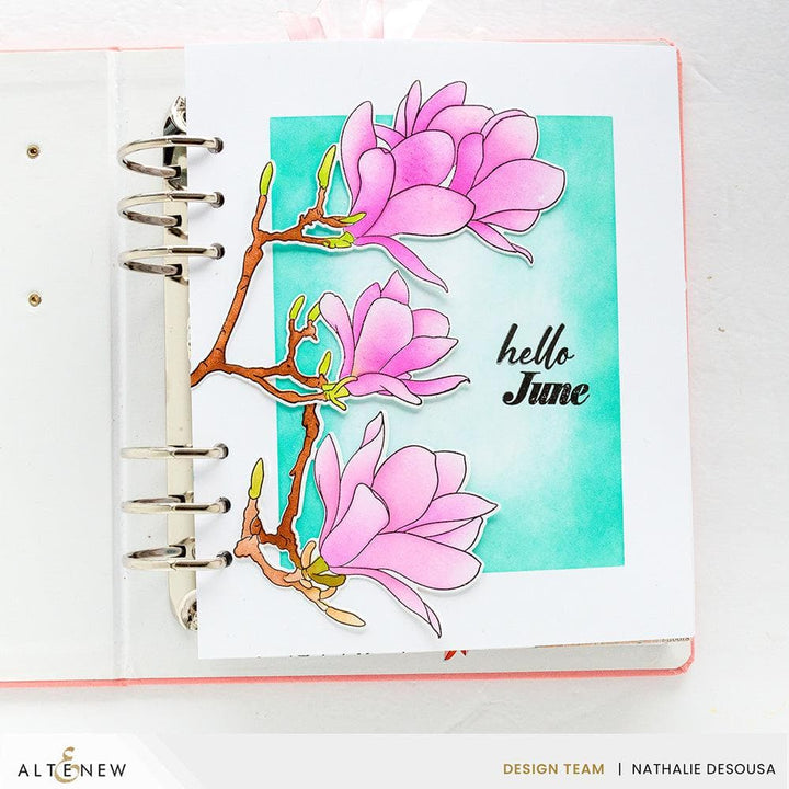 Part A-Glitz Art Craft Co.,LTD Dies Build-A-Garden: Blushing Magnolias Add-on Die Set