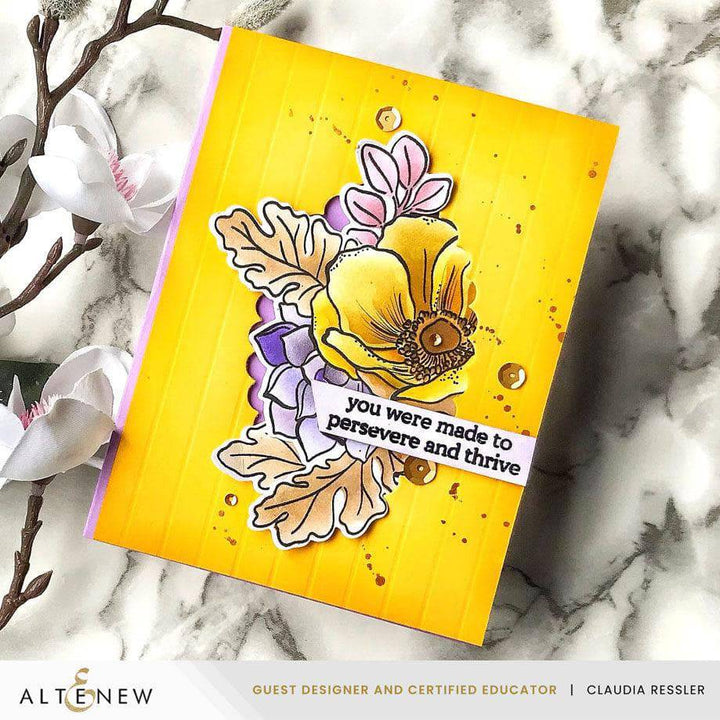 Build-A-Garden: Captivating Floral Swag Add-on Die Set