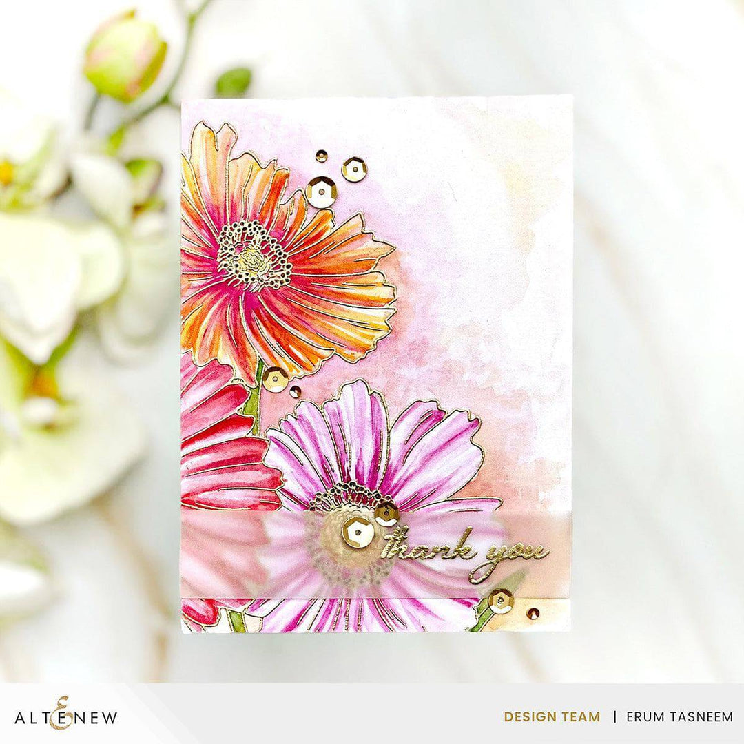 Part A-Glitz Art Craft Co.,LTD Dies Build-A-Garden: Cheerful Coreopses Add-on Die Set