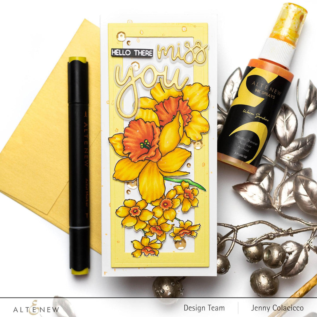 Part A-Glitz Art Craft Co.,LTD Dies Build-A-Garden: Daffodil Delight Add-on Die Set