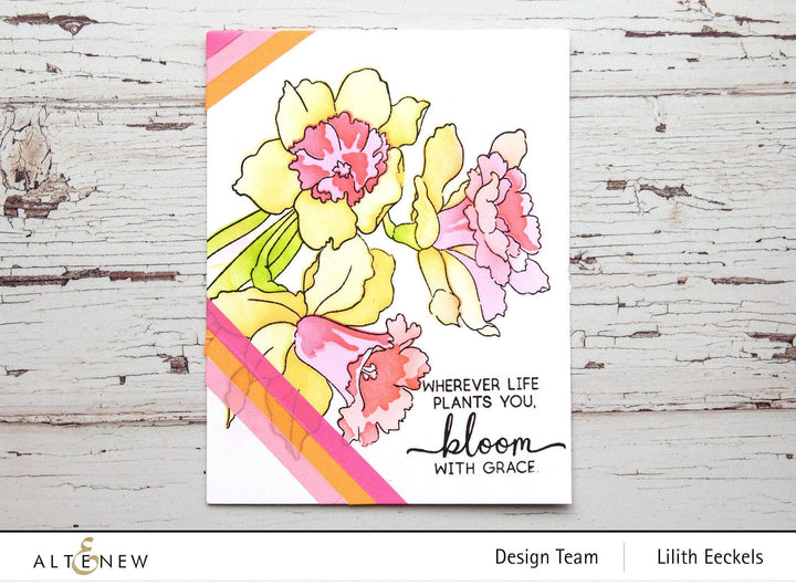 Part A-Glitz Art Craft Co.,LTD Dies Build-A-Garden: Daffodil Delight Add-on Die Set